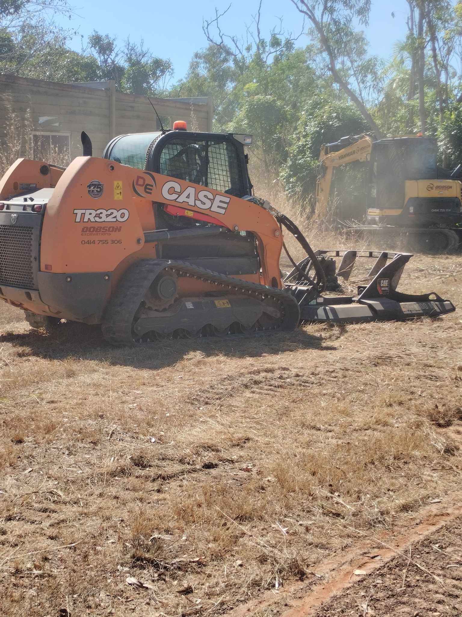 Bobcat Darwin with the Slasher/Brushcutter